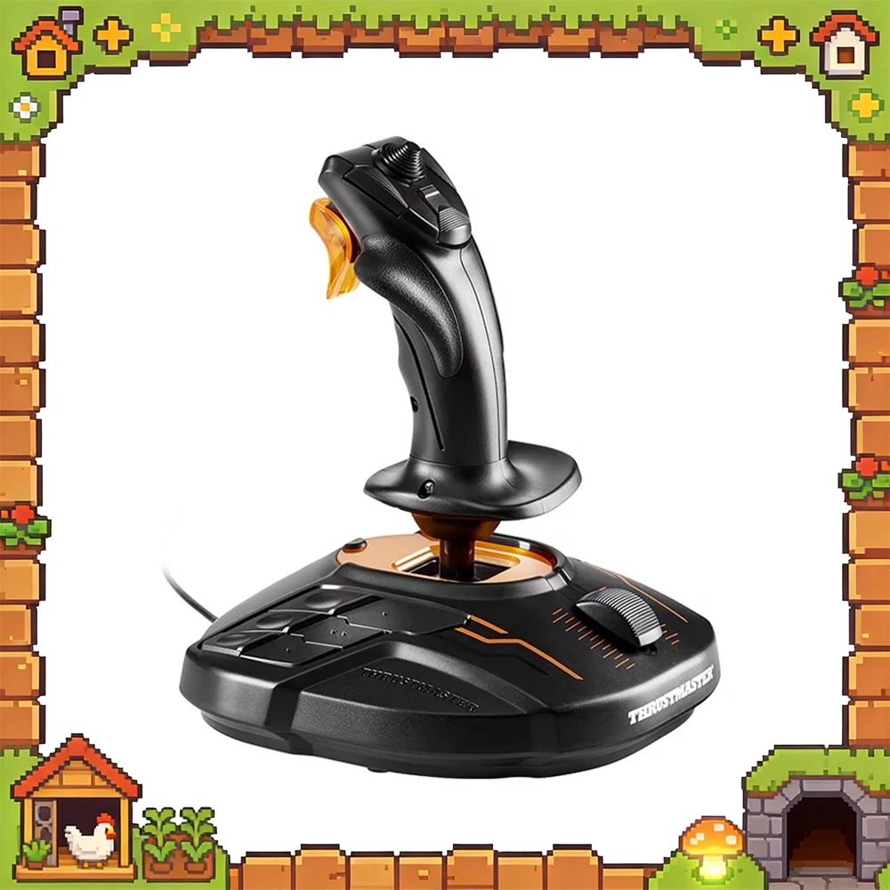 

Игровой джойстик THRUSTMASTER T16000M FCS HOTAS с имитацией полета, точной технологией линейного сопротивления, магнитной индукцией Холла, подарок