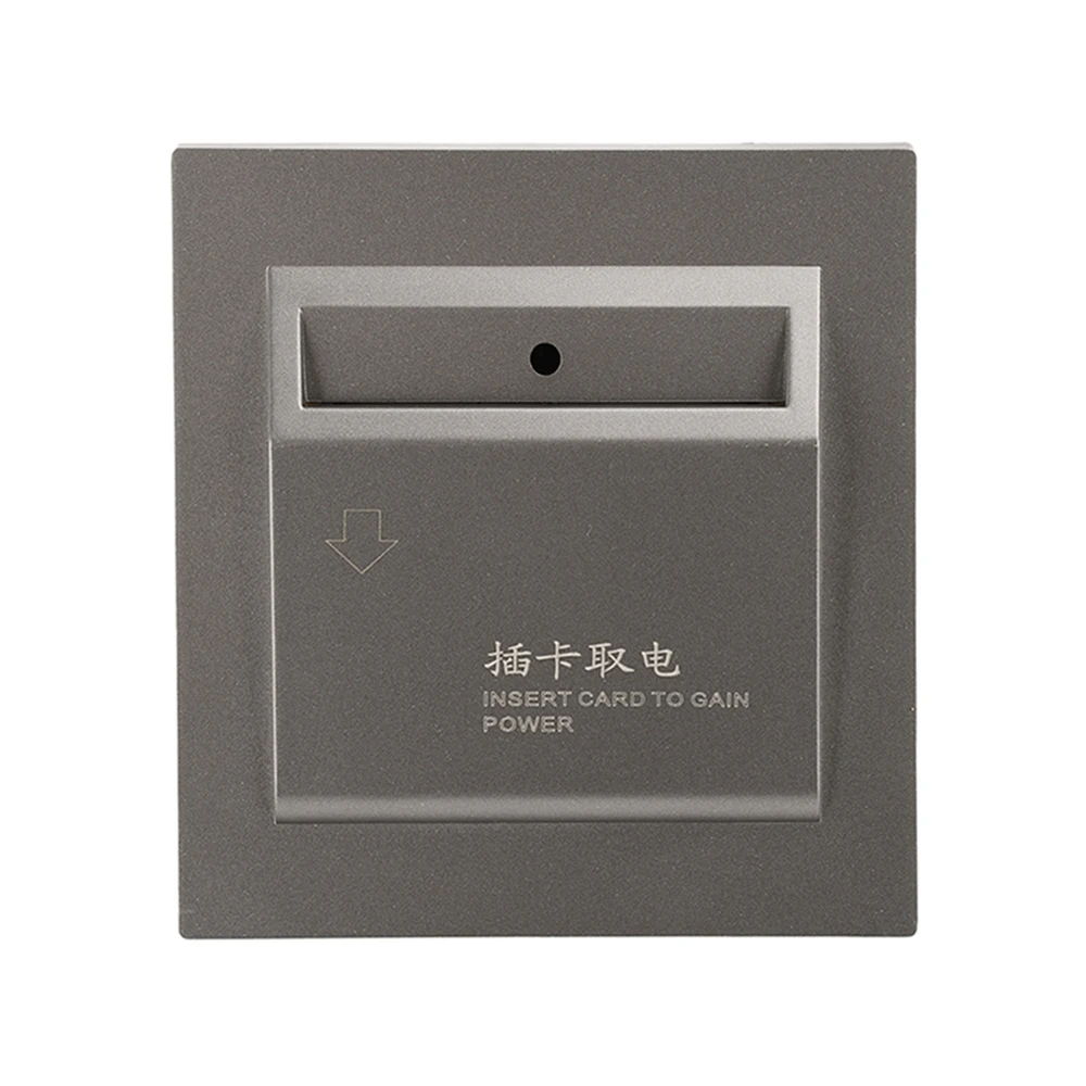 AC180-250V 86 Type Hotel Card Insertion Power Switch Rfid Keycard System Insert Card Power Saving Energy Switch