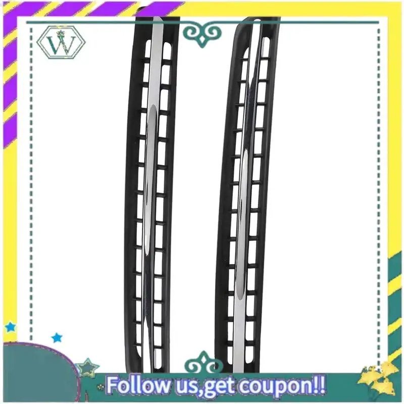 

Upgraded 30790053 30790054 Car Left Right Chrome Front Bumper Air Vent Cover Trim Grille For Volvo XC90 2007-2014