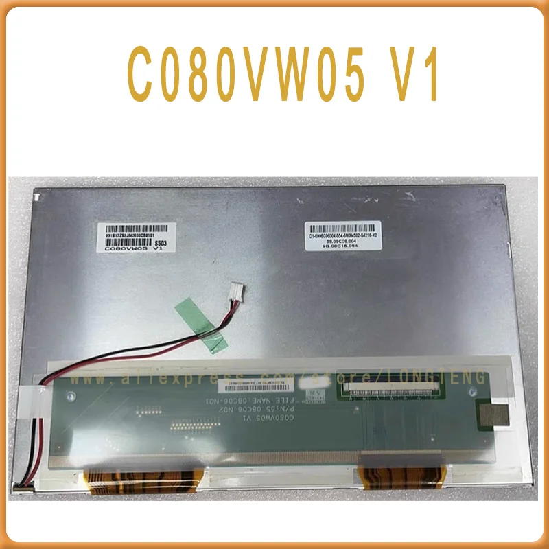 C080VW05 V1 C080VW05 V0 C080VW05 V2 Original 8 inch LCD screen LCD Screen Display Panel