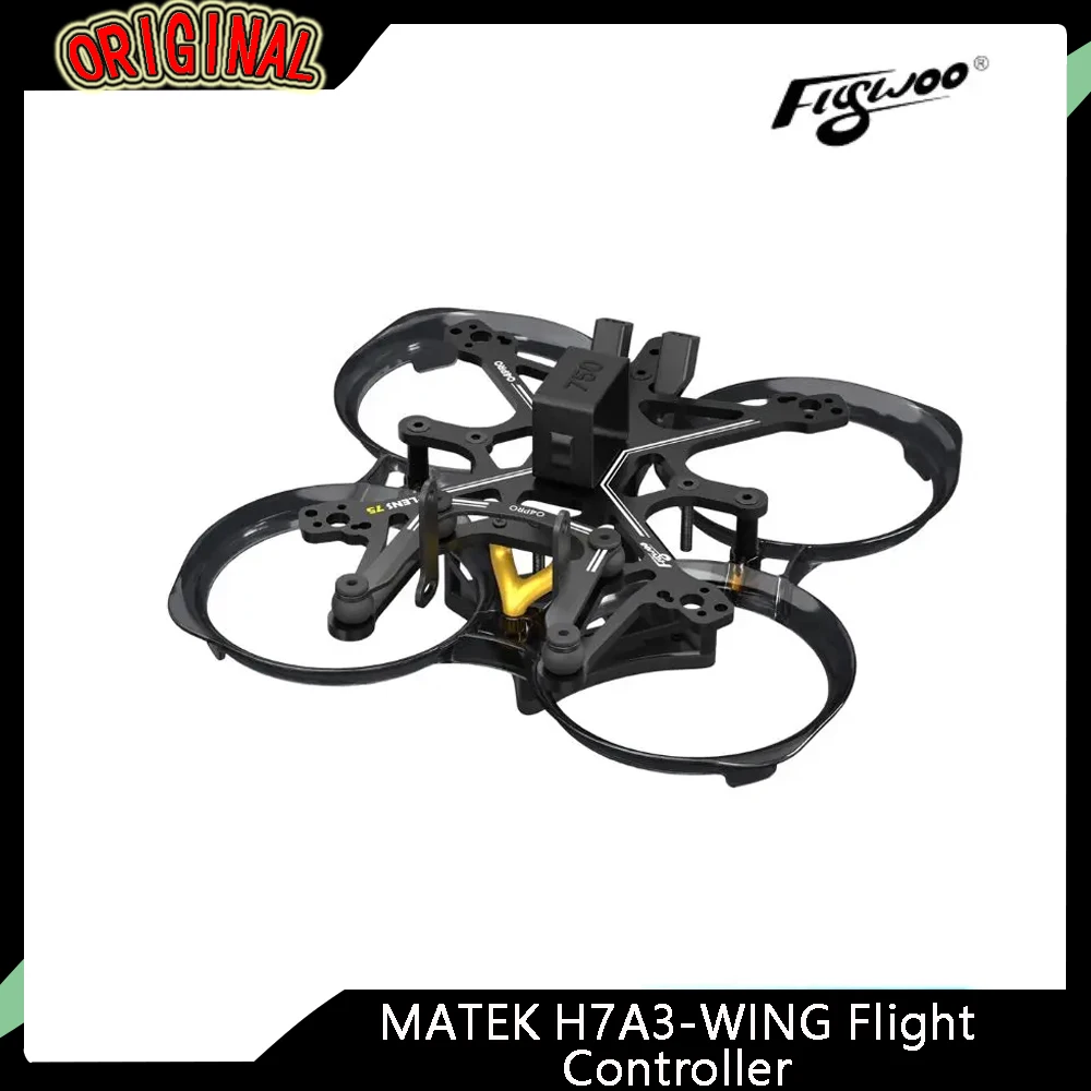 

Комплект рамок Flywoo FlyLens 75, 1,6-дюймовая рама для дрона FPV, совместимая с O3 Lite/O4/O4 PRO