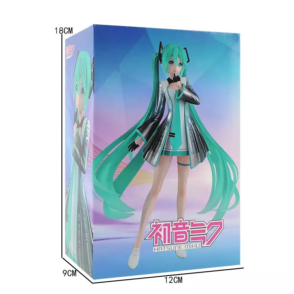 13CM Anime Hatsune Miku YYB-style Singer Record Model Toy Gift Collection Action Figure PARADE Miku Boxed For Kids