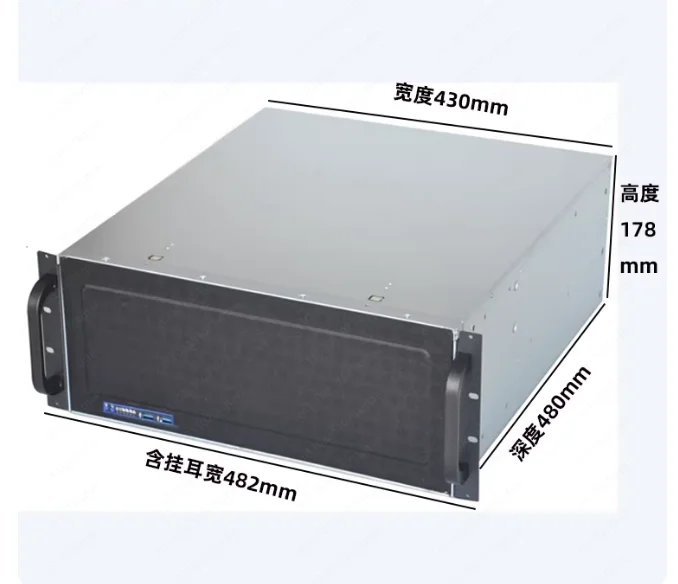 15-bay 4U Server Chassis 4U Industrial NVR Storage Dual-slot Powerful Motherboard Short Chassis 480mm Long USB 3.0
