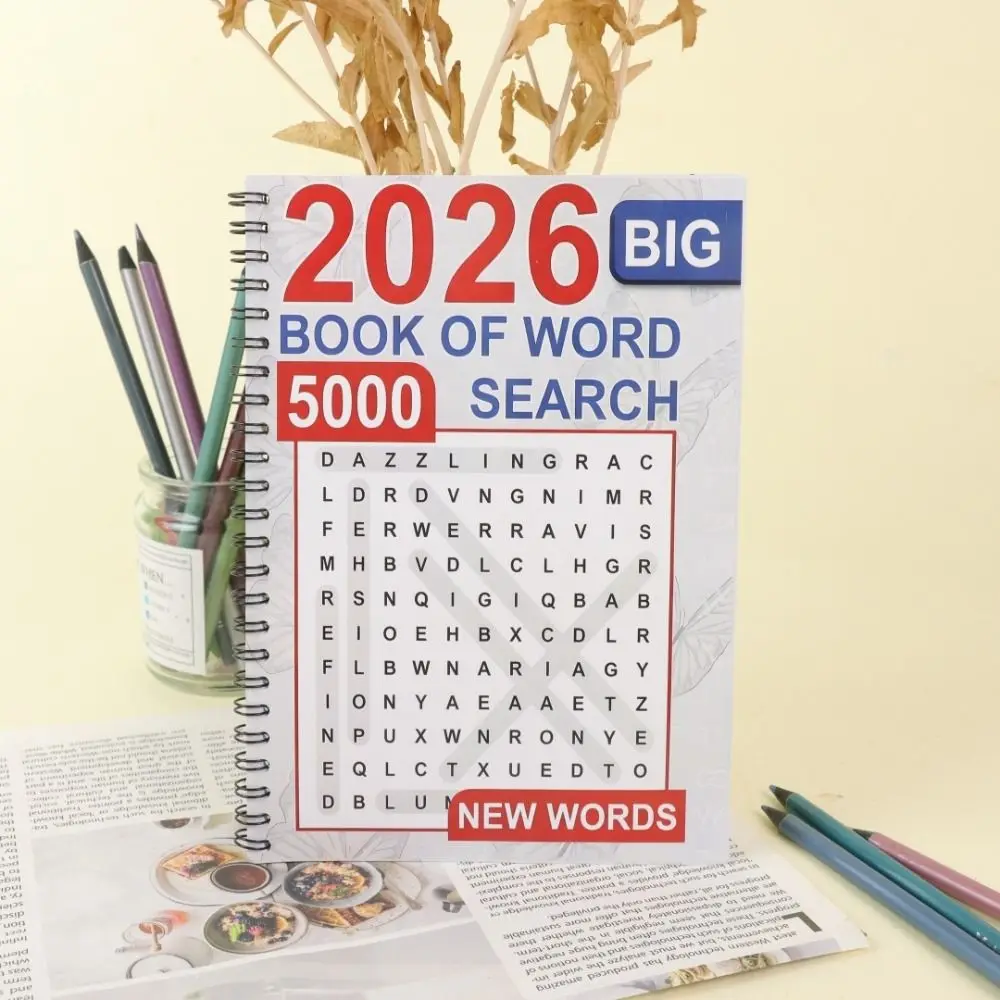 Mixed Words Big Book of Word Search Large Print Stress Relief Word Search Puzzle Book Brain Games Educational Spelling Book