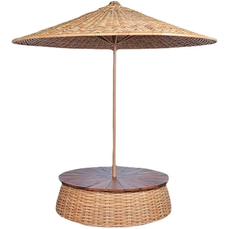 Covering Outdoor Courtyard Advertising Umbrella Outdoor Vine Weaving Homestay Beach Outdoor Villa Photography Large