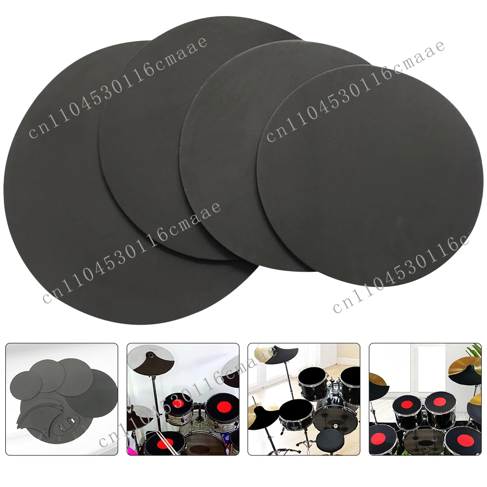 

New 8 Piece Drum Pad Damping Small Sound Absorption Foam Practice Damper