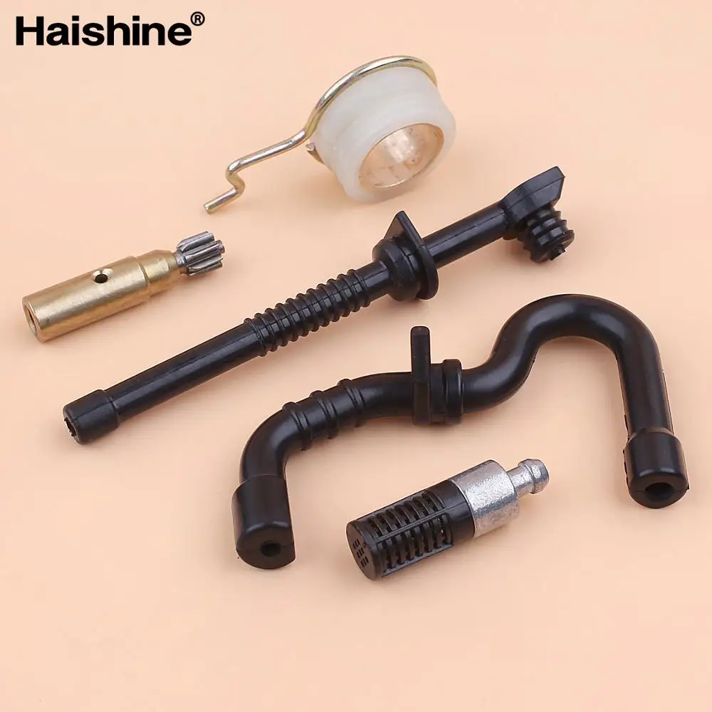 Kit de filtro de manguera de línea de combustible de aceite de engranaje helicoidal de bomba de aceite para STIHL MS180 MS170 018 017, piezas de herramientas de repuesto de motosierra