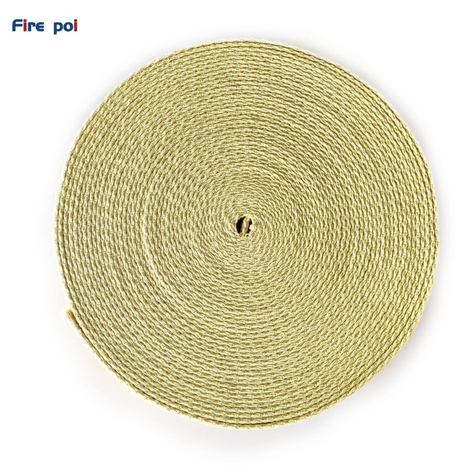 Fire flowing art prop wick Width 50 mm thickness 3mm Kevlar flat 100% Kevlar wicking  PuR Flat Wicking