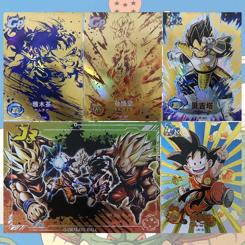 

Коллекционные карты Anime Dragon Ball GP JR UR: Вегета IV, Транкс, Сон Гоку, Селл. Подарки на Рождество и День рождения, детские игрушки.