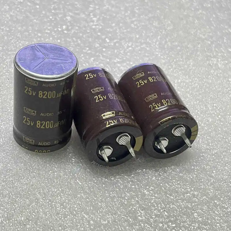 

2 шт./лот AUDIO 25 В 8200 мкФ Fever аудио фильтр электролитический конденсатор
