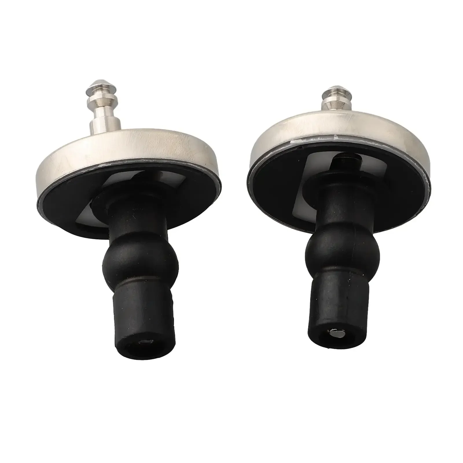 2pcs Toilet Seat Hinges Fixings Soft Release Quick Fit Replacement Stainless Steel Toilet Seats Tops Fix Hinge Hardware