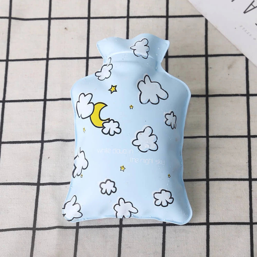 Mini Cartoon Hand Warmer Cute PVC Hot Water Bag Home Office Portable Kids Winter Hot Water Bottle Adults Feet Warmer