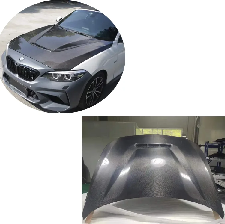 

Carbon Fiber Engine Bonnets CS Style Hood for BMW F22 F21 F87 M2 M2c for Classic Auto Part