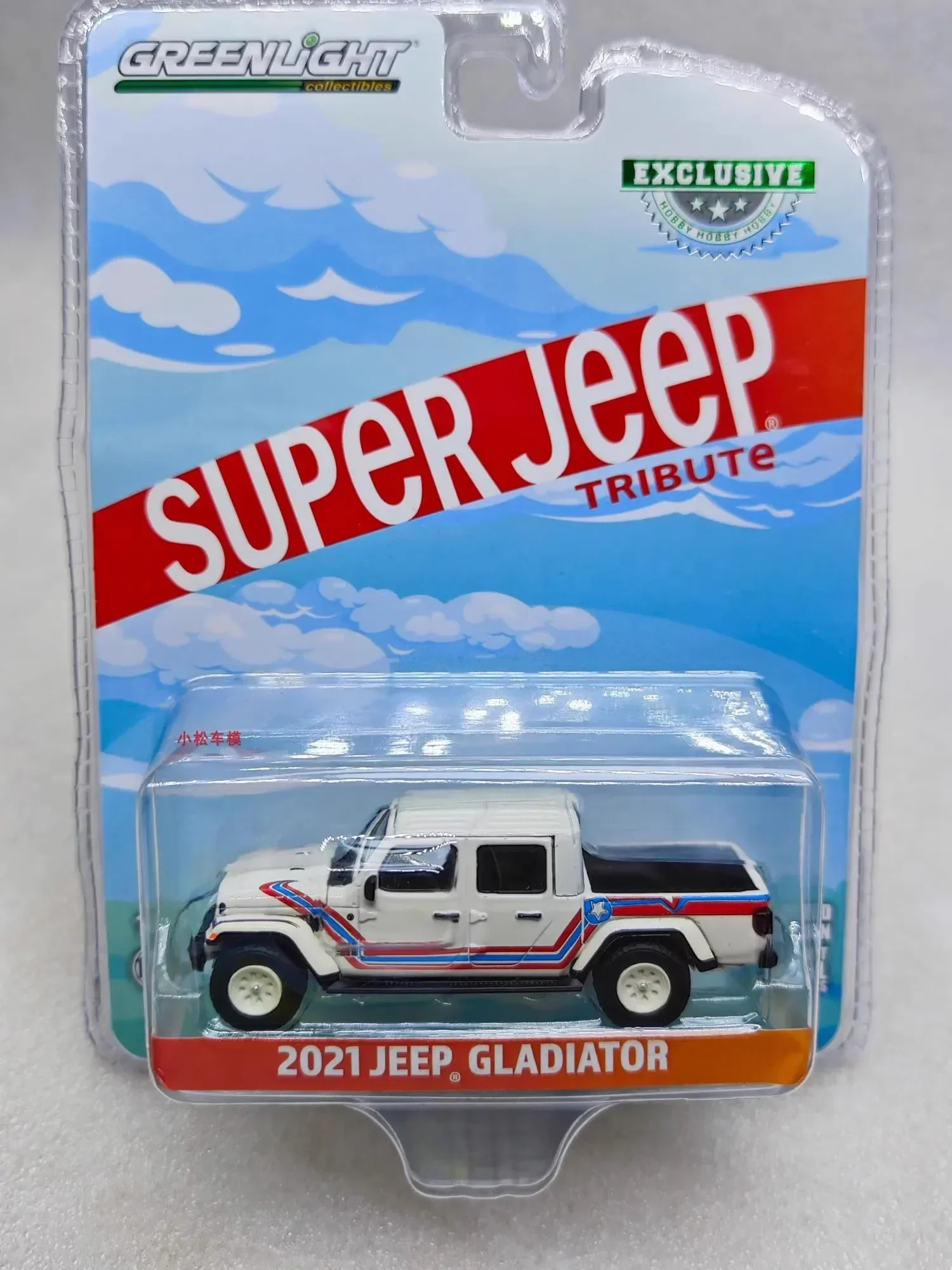 

Модель автомобиля из литого металлического сплава Jeep Gladiator 1:64 2021, игрушки для коллекции подарков