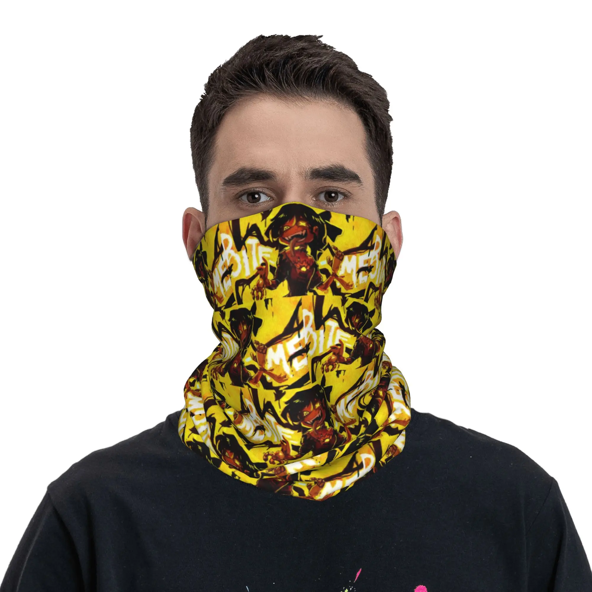 Game Murder Drones Bandana Neck Cover Printed Mask Scarf Warm Balaclava Cycling Unisex Adult All Season