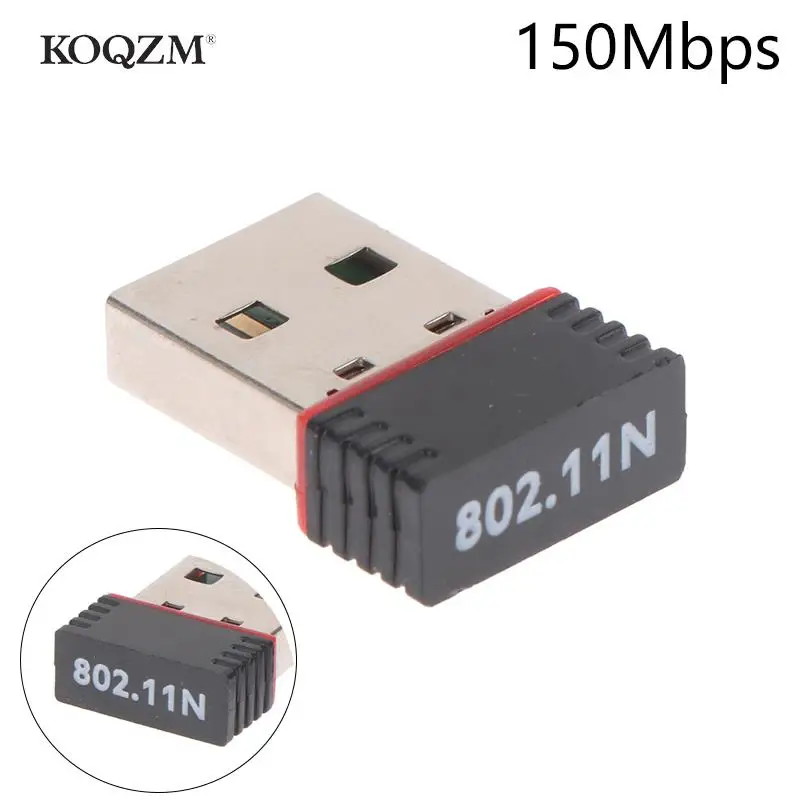 150Mbps Mini USB Wireless Wifi Adapter Wi fi Network LAN Card 802.11b/g/n RTL8188 Adaptor Network Card for PC Desktop Computer