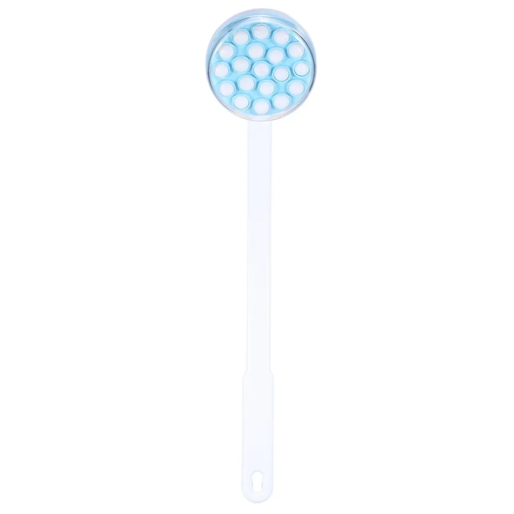 Long Handled Lotion Oil Cream Applicator Head Body Leg Back Bath Brush Scrub Massager Shower Rubbing Brush Bath Supplies Tools