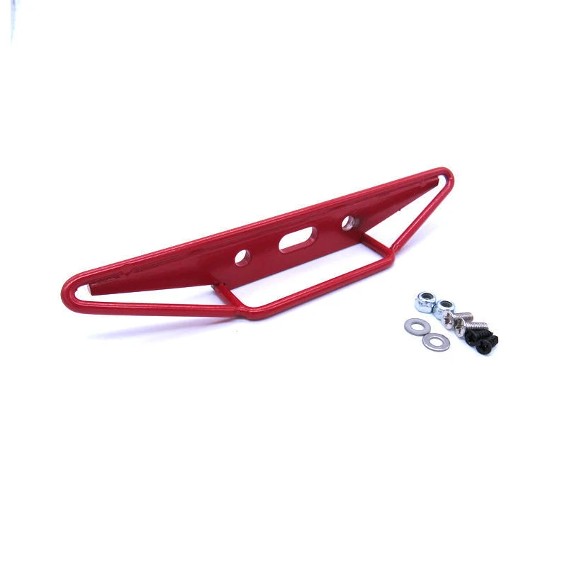 Metalen achterbumper voor MN D90 D99 D99S MN90 MN99S 1/12 RC auto upgrade reserveonderdelen, rood