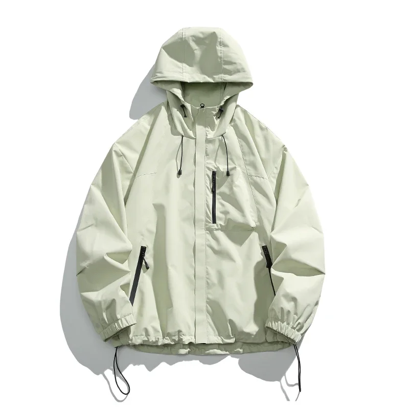 

Модная мужская уличная куртка, модная повседневная ветровка с капюшоном, подходящая для езды на горном велосипеде, альпинизма, путешествий, кемпинга