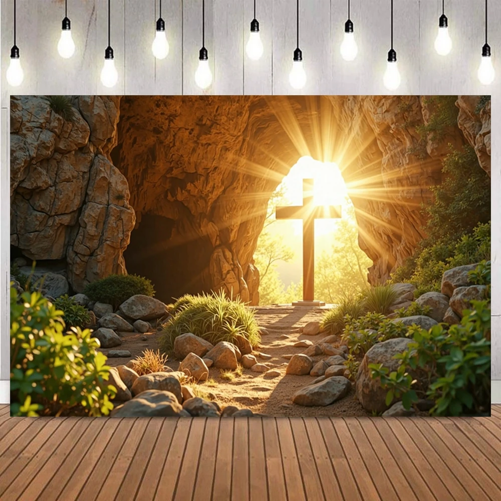 Cave Cross Sunrise Holy Light - Lighting Decor Sunrise Photos 评论和价格