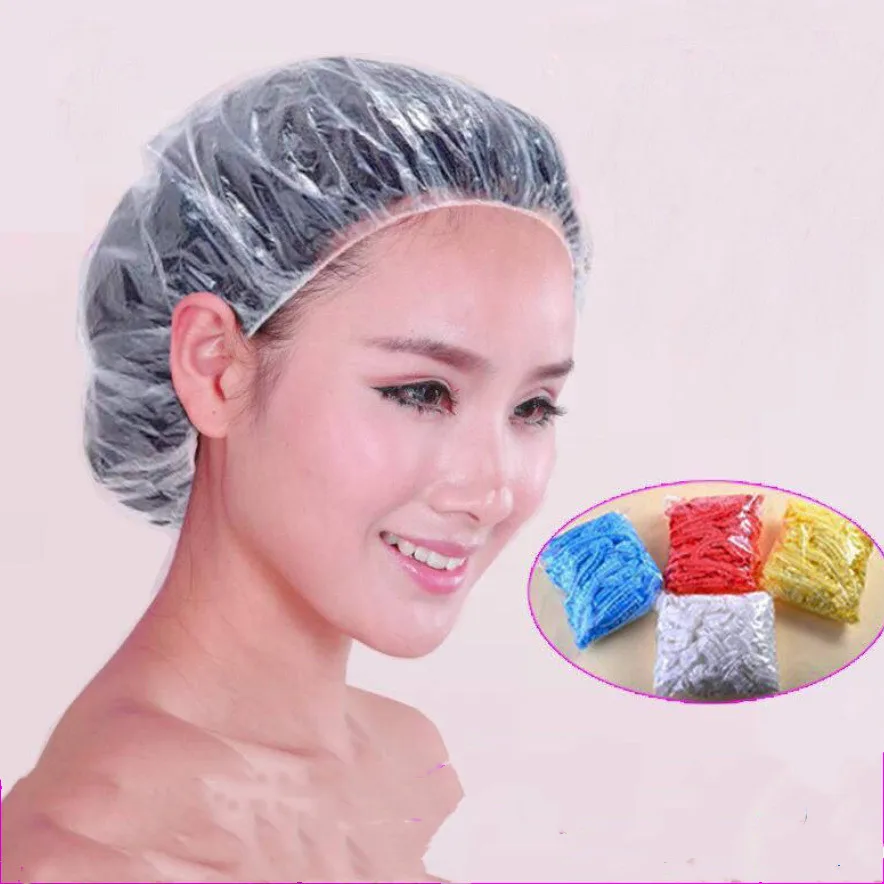 

15Pcs Shower Caps Hat for Catering Makeup Hair Net Kitchen Cover Bonnet