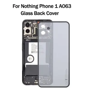Bilashmart Glass Battery Back Cover Nothing Phone 1 A063 Battery Cover Door Replacement Case