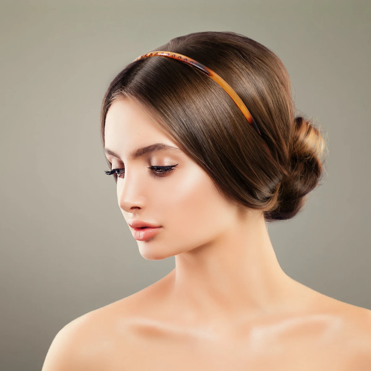 

2Pcs Anti-Slip Hair Hoops Elegant Chic Design for Women Girls Daily Use Engagement Parties Fashion Headband Accessory