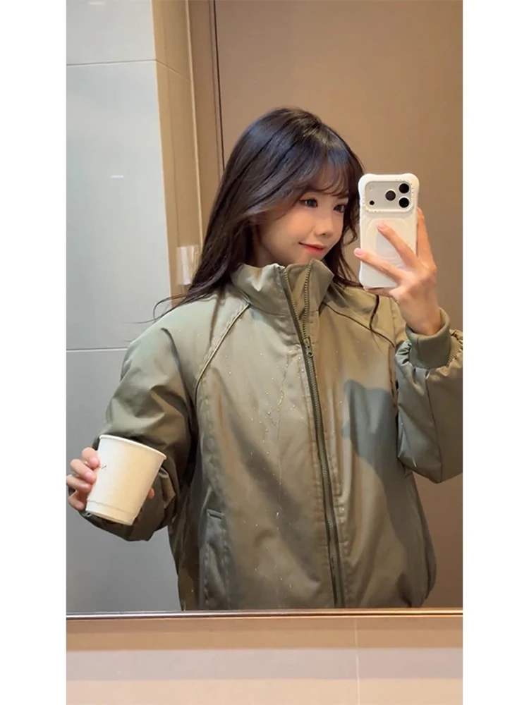 

Military een Tee-Proof Patchwork Flight Jaet Cotton Men's Winter Cotton Jaet Outerwear Waterproof Youth Casual Sle