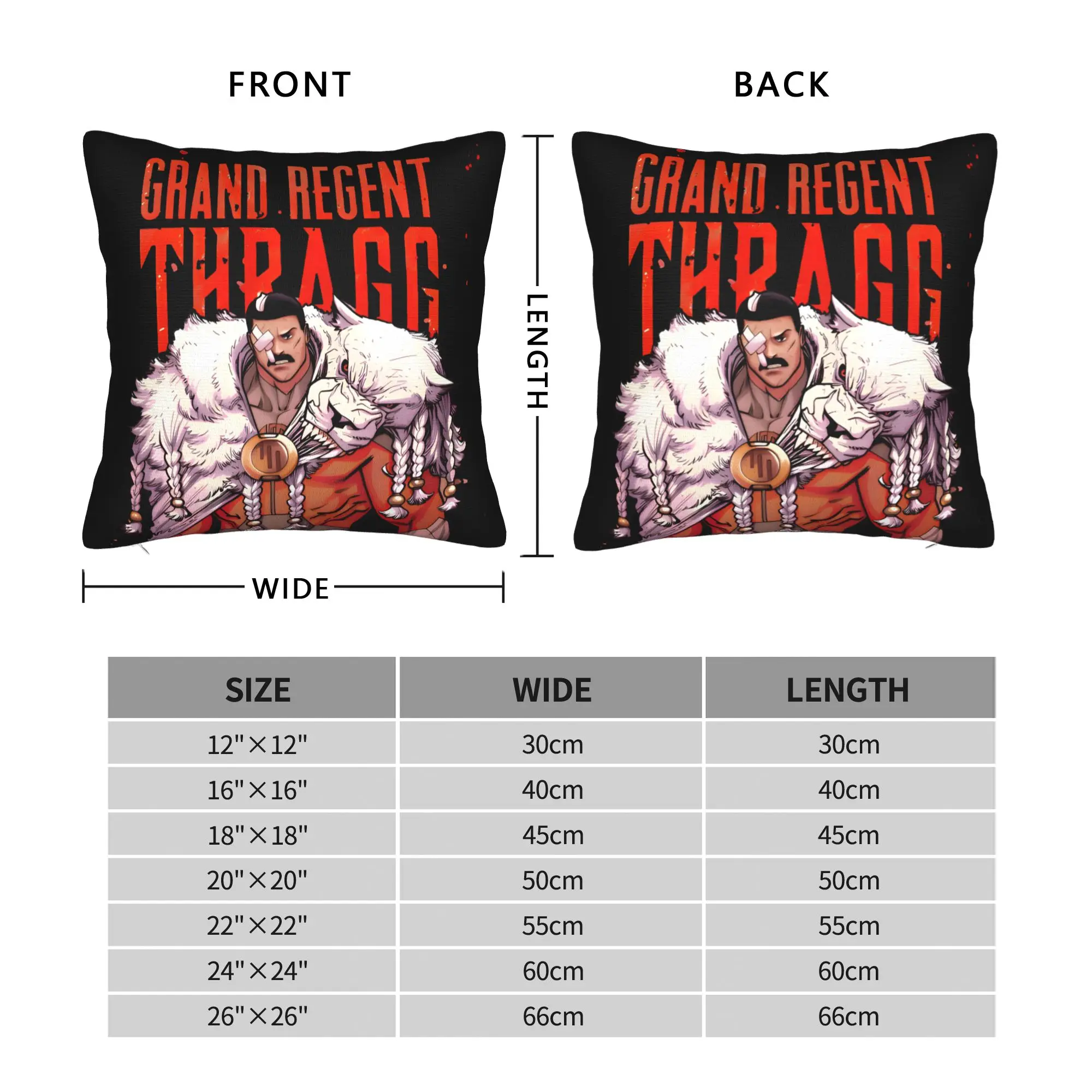 Pillow Case Invincible King Of Viltrumite Soft  Pillow Cover For Sofa Home Decor Funny Pillowcases