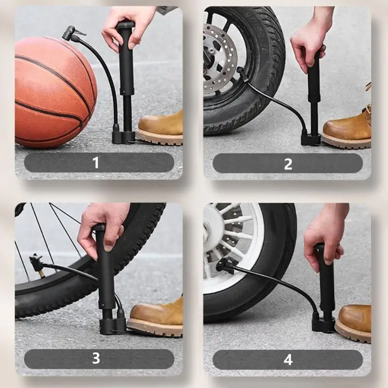

652F Bicycles Floor Highly Pressure Floor Inflators Manual Tire