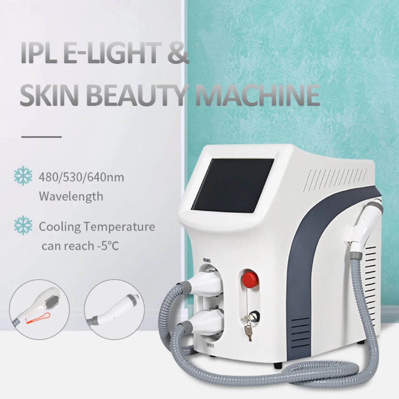 

Professional IPL Laser Hair Removal Machine Permanent Hair Removal E-light OPT Painless Skin Rejuvenation Tightening Depilator