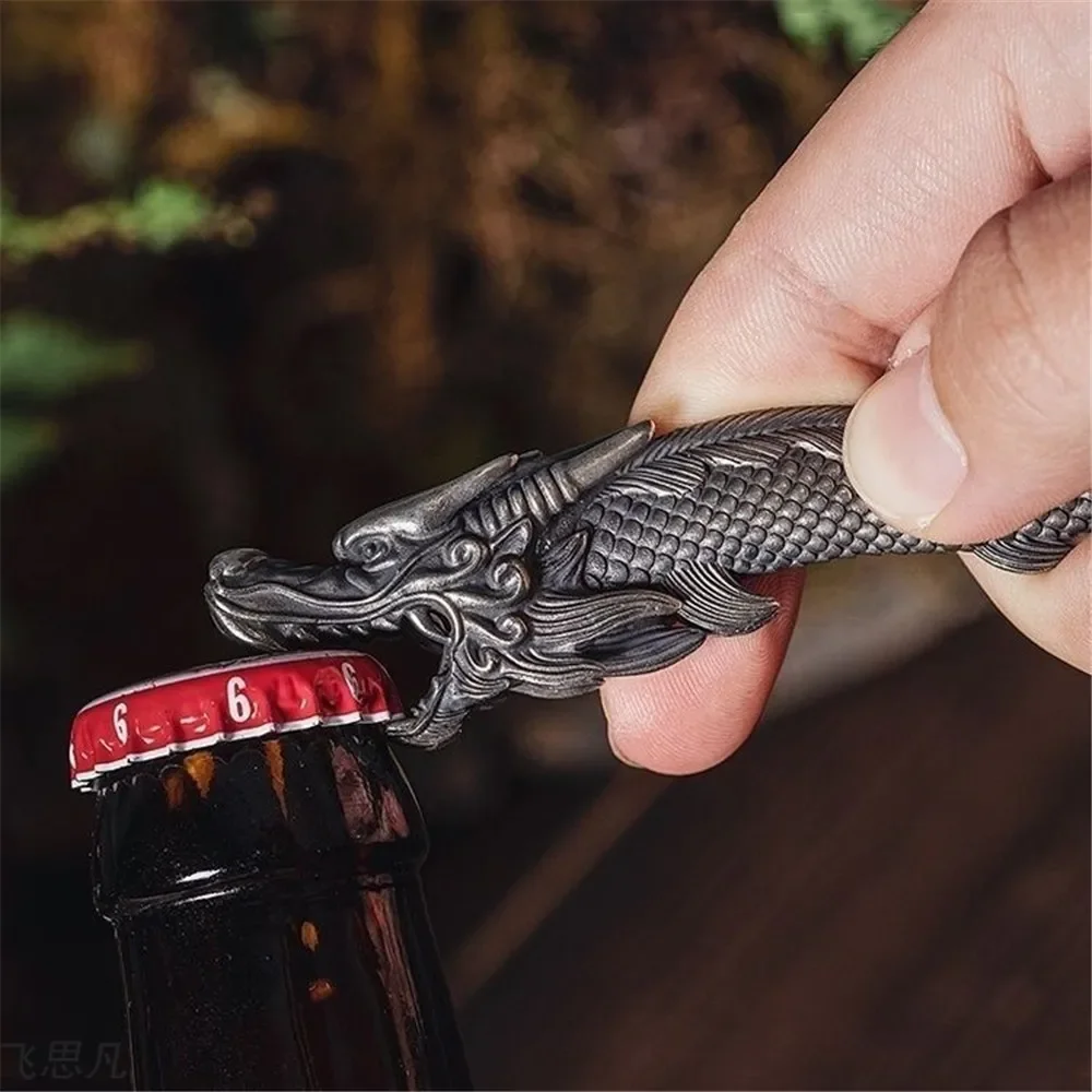 New Delicate Chinese Fish-Dragon Bottle Opener Means Good Luck for Kitchen Accessories Gadgets Beer Opener Keychain