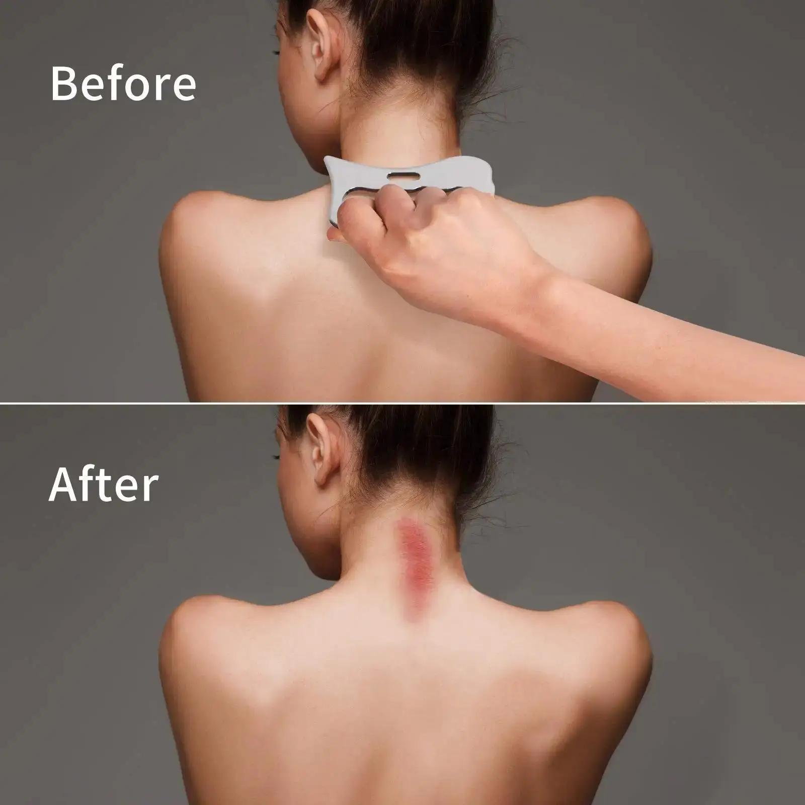 

Stainless Steel Gua Sha Tool Scraping Tool,Handheld,Portable,Manual Massager