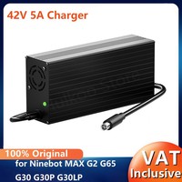 42V 5A Fast Charger for Ninebot By Segway MAX G2/G65/G30/G30P/G30LP/E2 PRO/F2/F2PLUS/F2PRO/F65/F40/F20/E22/E22D18/D28/D38/D40/ES4/ES3/ES2/ES1 Scooter for 36V Li-ion Battery Charger