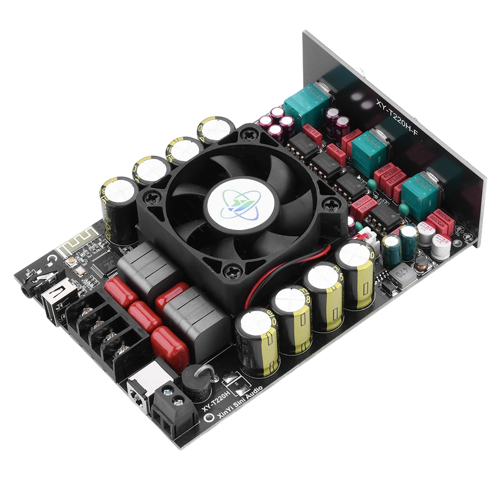 XY-T220H DC 12-36V/8A 220W*2 Fever Level BT Audio Amplifier Board With High-Low Frequency Adjustment Dual Channel Stereo TPA3251