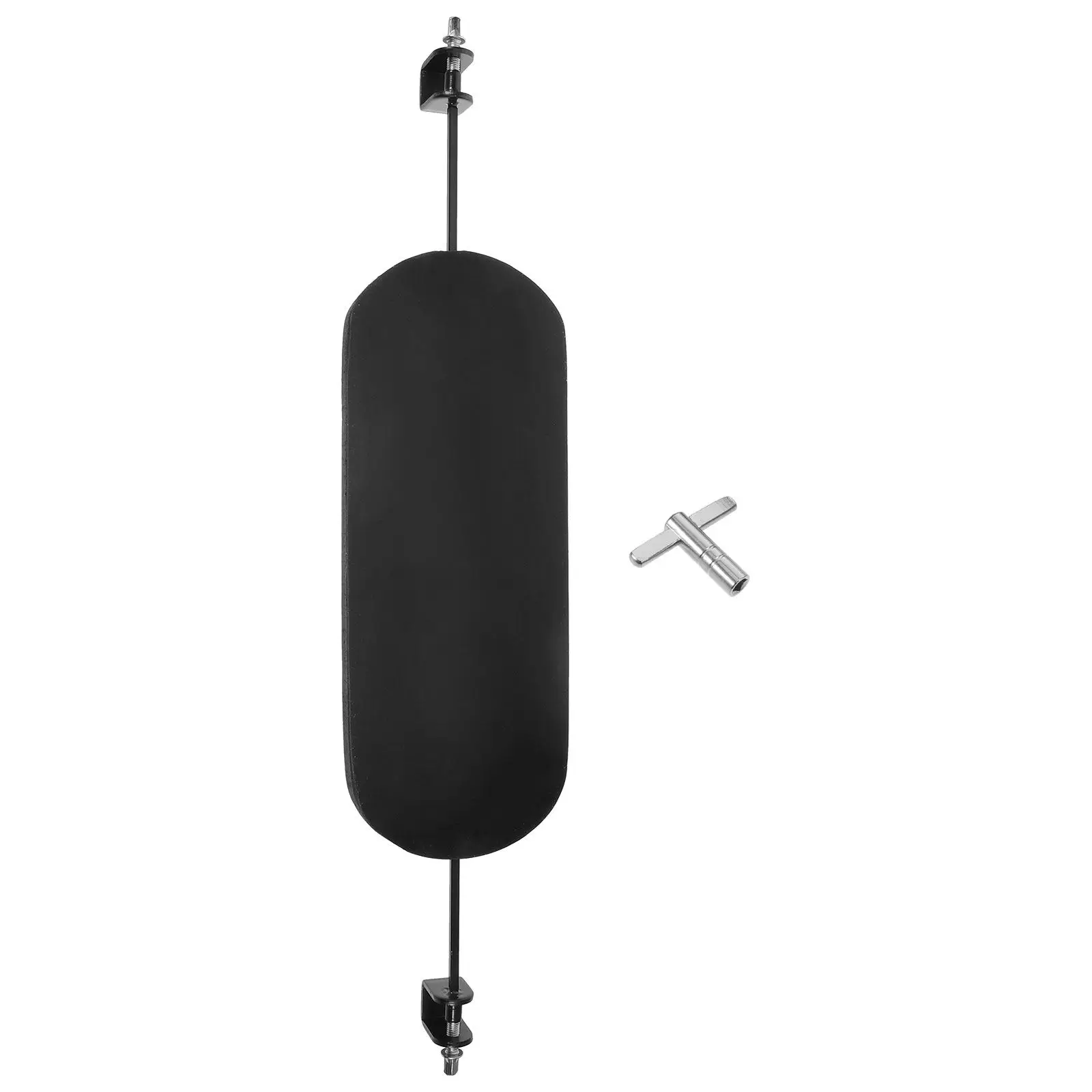 Bass Drum Practice Pad Drum Mute Pad 20-22 Diameter Noise Reduction Tuning Key Noise Cancelling for Quiet Home Studio