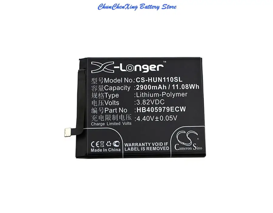 

OrangeYu High Quality 2900mAh Battery HB405979ECW for Huawei CAN-L11, CAN-L13, Nova, Nova Dual Sim