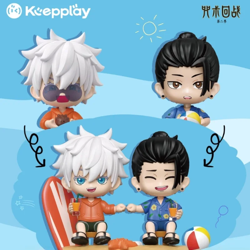 Presale Original Keepplay Jujutsu Kaisen Season 2 กล่องตาบอดสินค้าคงคลังที่ซ่อนอยู่ Premature Death ซิปของเล่นอะนิเมะของเล่นอินเทรนด์