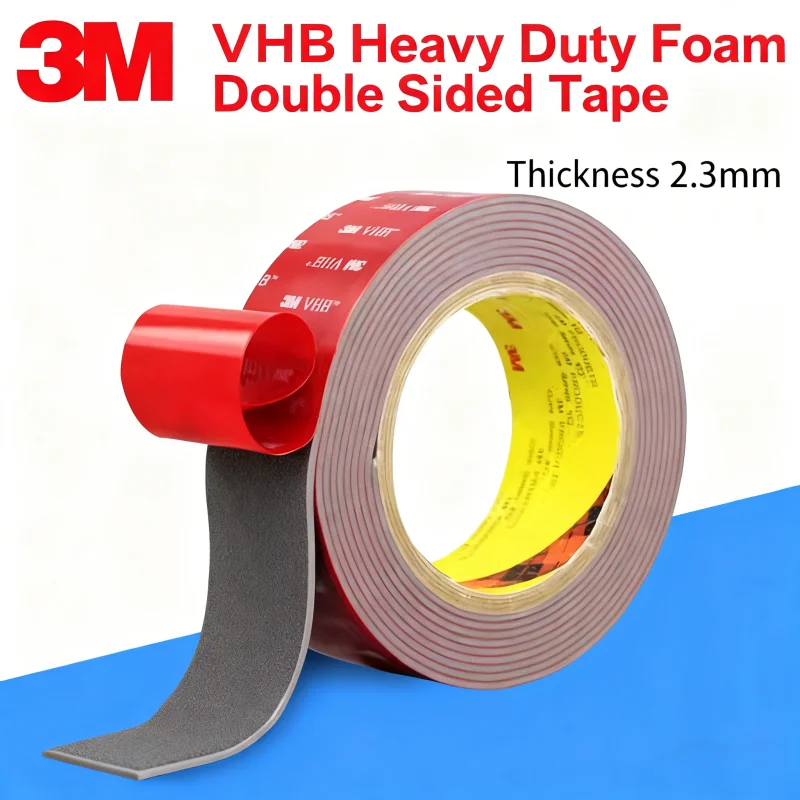 3M Strong Double-Sided Adhesive 4991VHB 2.3mm Thickening High Viscosity Foam Tape Traceless High Temperature For Car Special Use image 5