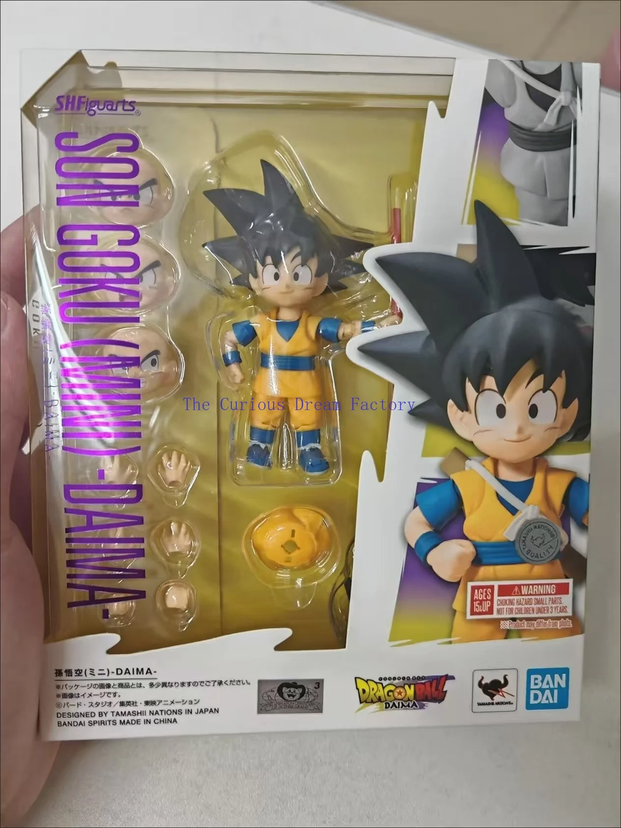 

Bandai S.H.Figuarts Son Goku Mini Dragon Ball Daima Q Version Movable Action Figure
