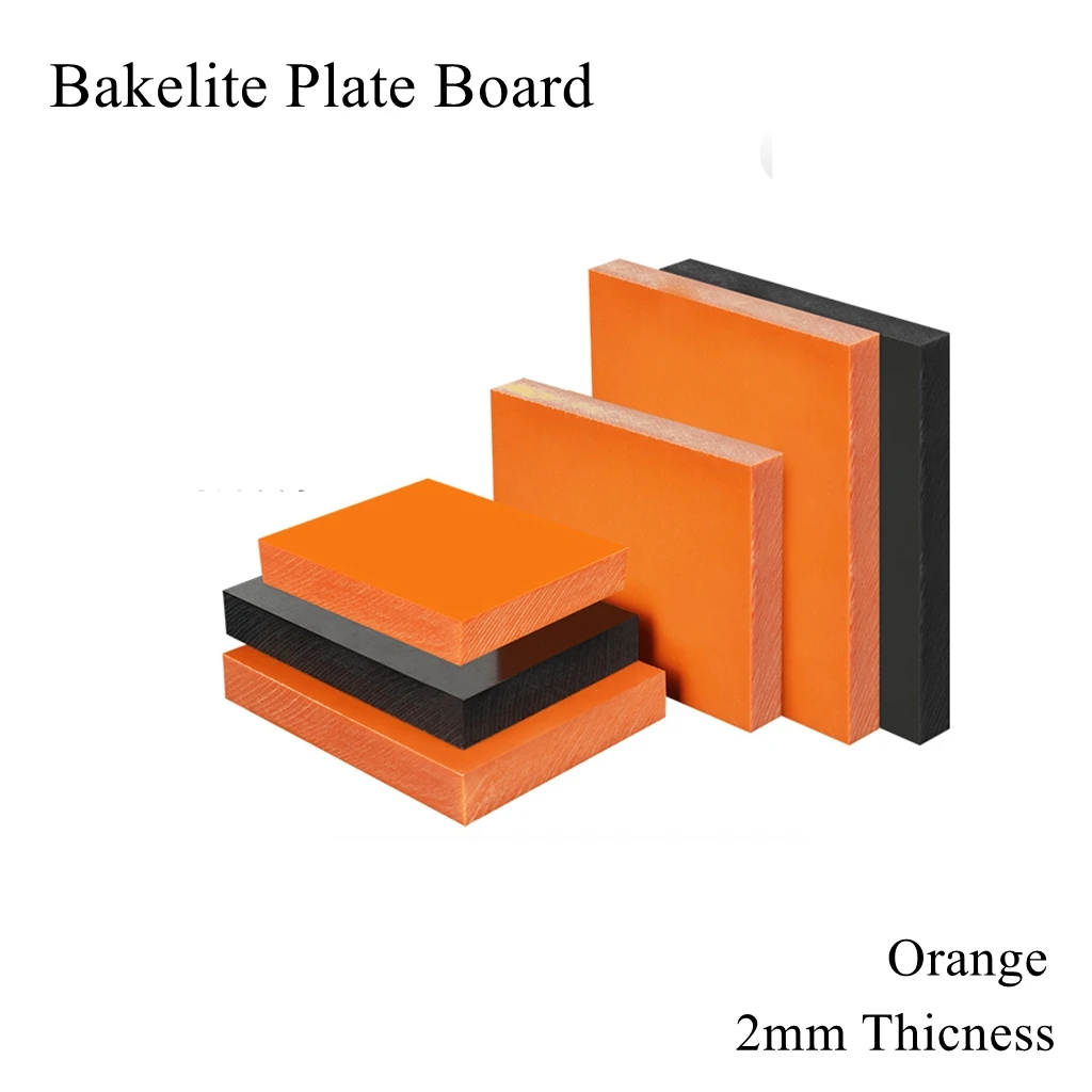 2mm Bakelite Plate Insulation Board Phenolic Resin Electrostatic Prevention High Temperature Resistant Sheet Antistatic Panel