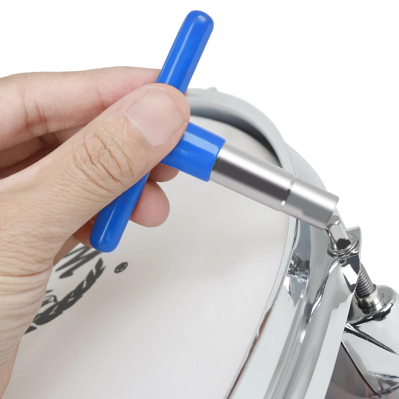 Drum Tuning Key Drum Adjustment Key Tools T-Wrench Zinc Alloy With Silicone Sleeve Percussion Musical Instrument Accessories