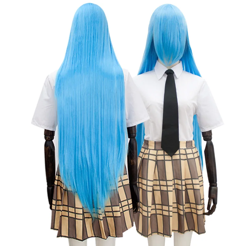 ユニバーサル cos かつらロングストレートブラックプラチナブルーロングヘア男性と女性アニメーションユニバーサルアンティーク漢服偽毛 400 グラム