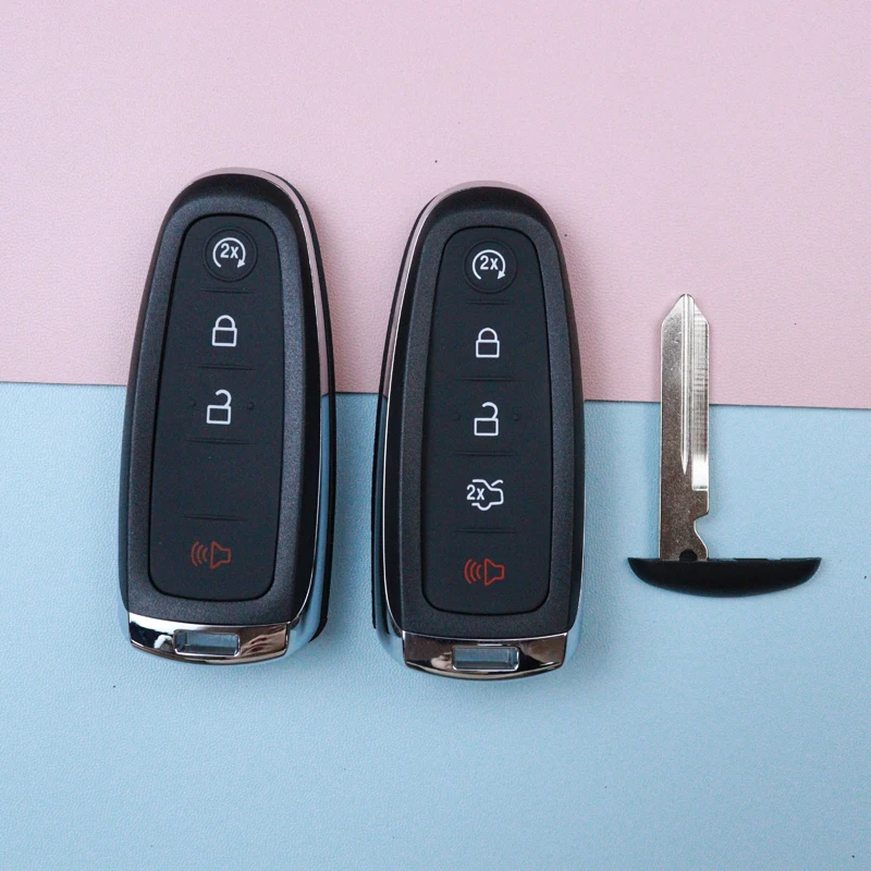 

4 5-кнопочный корпус автомобильного ключа для Ford Explorer Edge Flex C-max Taurus Escape Expedition Focus с лезвием FO38