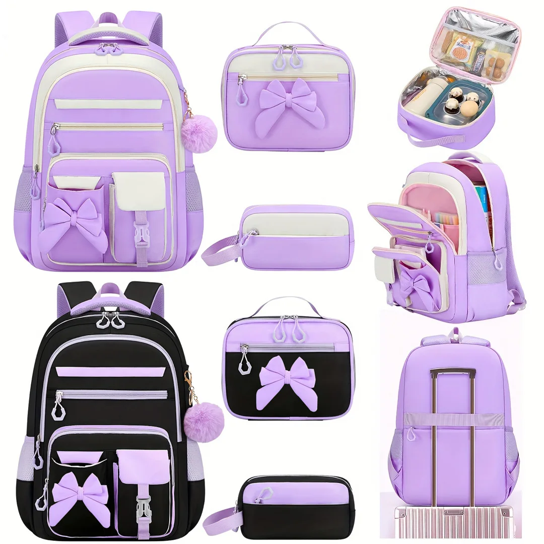 new-fashion-girl-school-bag-grade-2-6-lunch-bag-pencil-case-set-of-3pcs-primary-student-shoulder-backpack-large-capacity-mochila