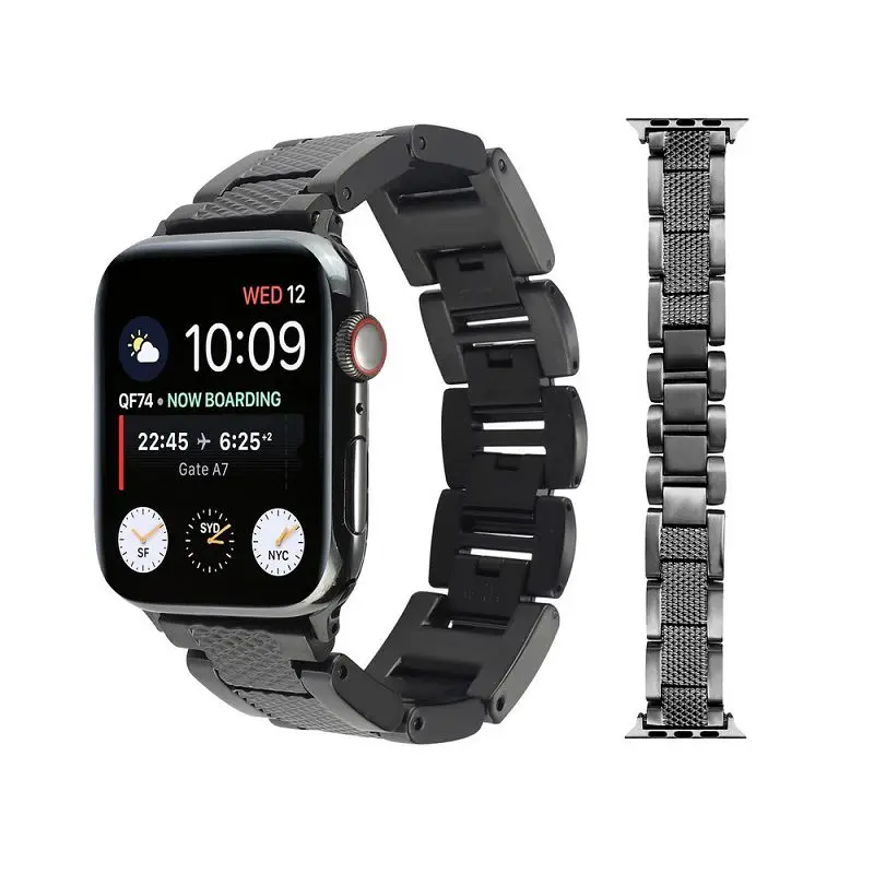 

Stainless Steel Watch Straps For Apple Watch Ultra Bands S10 42 46mm Wrisrband iwatch 44 45m Bracelet 38 40 41 mm Luxury Correas