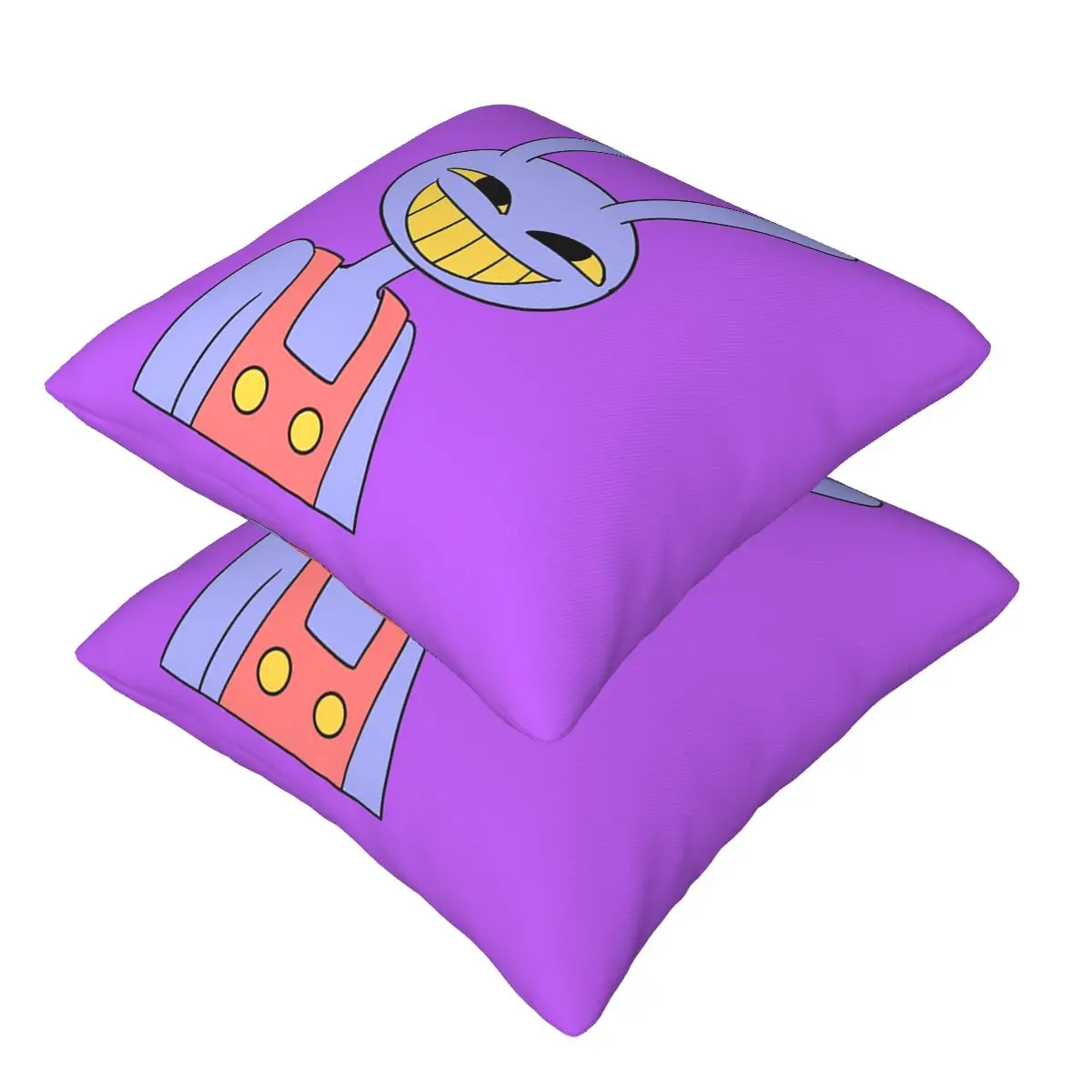 Jax - السيرك الرقمي المذهل 2 قطعة غطاء وسادة مربع غطاء وسادة ديكور مريح رمي وسادة لغرفة المعيشة المنزلية