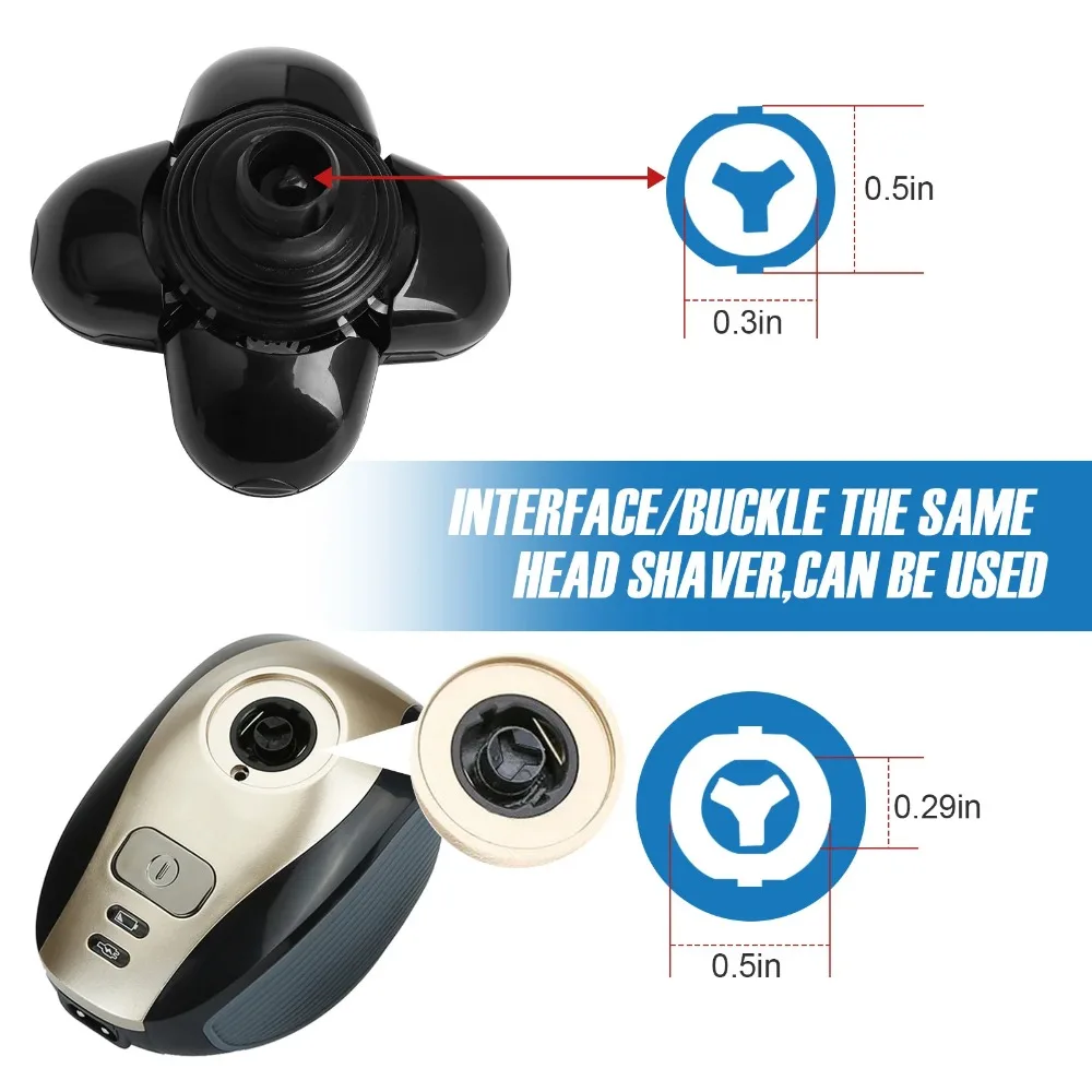 جديد جيد ماكينة حلاقة كهربائية رئيس 5/6/7/8 استبدال القاطع شفرة رئيس الكهربائية مقص الشعر مقاوم للماء الحلاقة للرجال ماكينة حلاقة