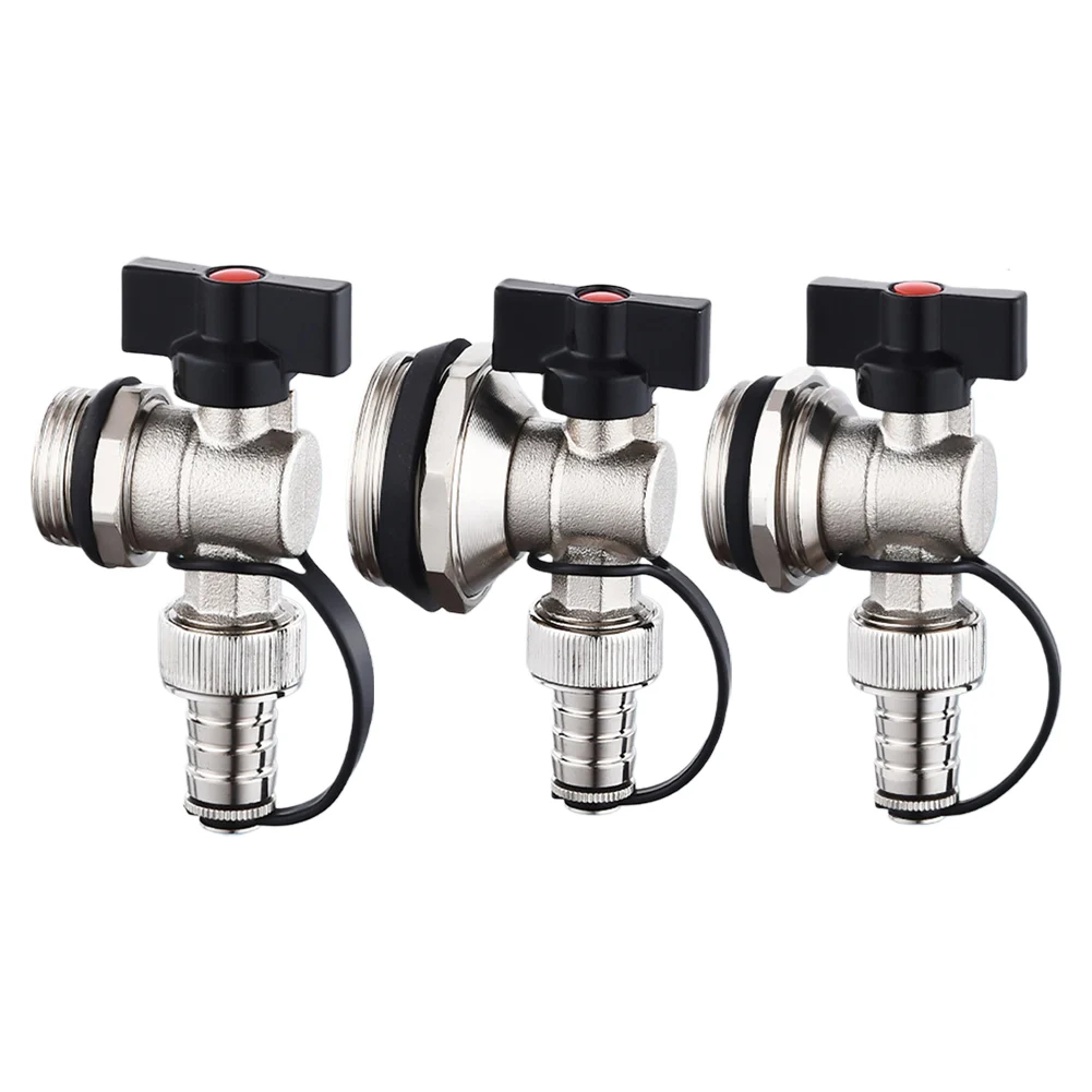 G1 DN25 Brass Heating Valve Residential And Commercial Use Solid Brass Material Versatile Plumbing Application