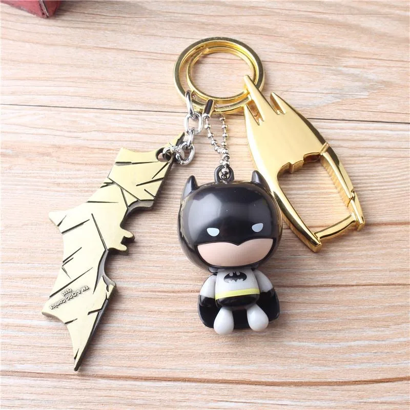 Beast Kingdom Batman Superman Filmes Periféricos Personalidade Criativa Dos Desenhos Animados Chaveiro Pingente Mochila Acessórios Atacado